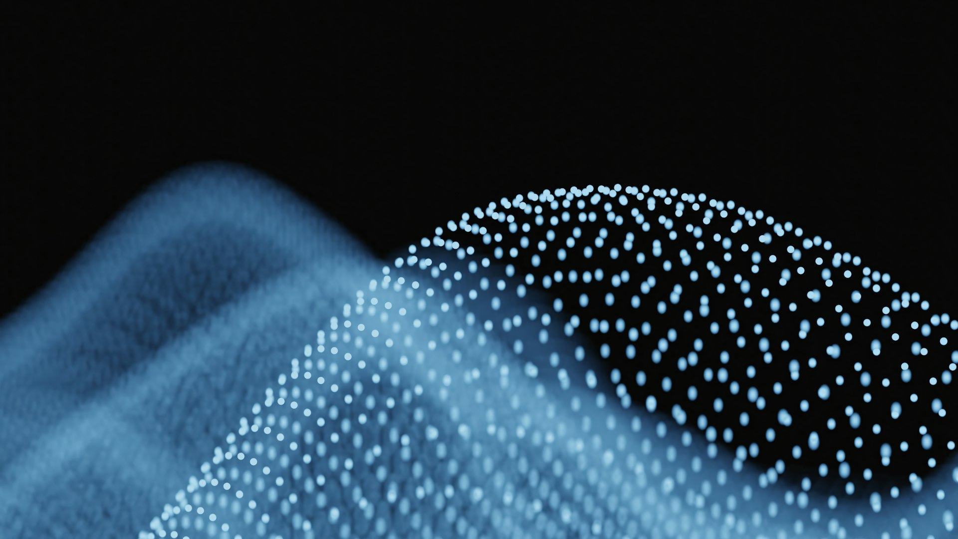 Glowing particle waves